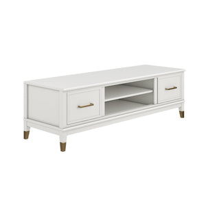 Meuble pour téléviseur Westerleigh d’Ameriwood Home pour téléviseurs jusqu’à 65 po - blanc