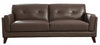 Sofa Rowan de Hydeline en cuir - brun