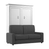 Lit double escamotable Versatile de Bestar avec sofa (73 po [L]) - blanc