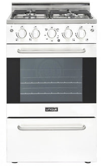  Cuisinière à gaz Prestige par Unique de 20 po à convection - UGP-20V PC1 W 