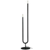 Lampe à pied Wand de Dainolite avec fini noir mat et 2 ampoules