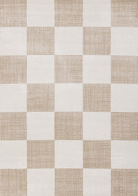 Carpette Covington à motif de damier moderne pour l’intérieur - 2 pi 8 po x 4 pi 11 po