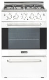 Cuisinière à gaz Prestige par Unique de 24 po à convection - UGP-24V PC1 W