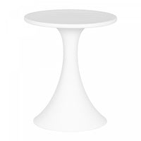 Table bistro Dalya pour la terrasse - blanche