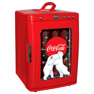 Réfrigérateur compact Coca-Cola pour 28 cannettes