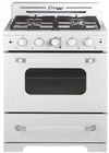 Cuisinière à gaz Classic Rétro par Unique de 30 po à convection - UGP-30CR W