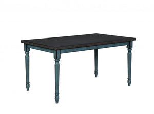 Table de salle à manger Willow - bleu sarcelle