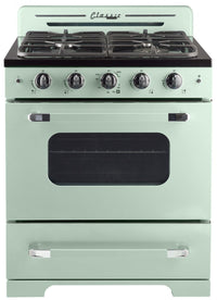  Cuisinière à gaz Classic Rétro par Unique de 30 po à convection - UGP-30CR LG 