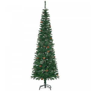 Homcom Sapin De Noel Artificiel Crayon De 6,5ft