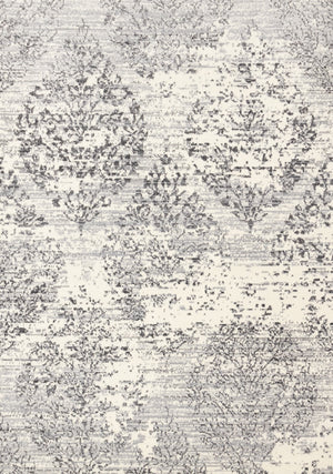 Carpette Florence à motif damassé élégant pour l'intérieur - 4 pi 7 po x 6 pi 7 po