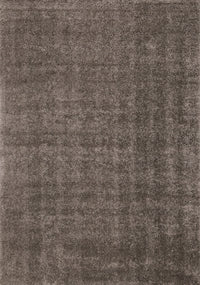 Carpette à poil long Brooklyn taupe - 5 pi 3 po x 7 pi 7 po