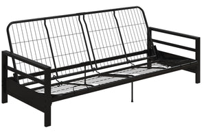 Armature de futon Miles de DHP en métal - noir