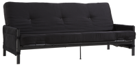 Futon Fairview de DHP avec rangement et matelas de 6 po