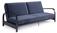 Futon Mainstays avec accoudoirs en métal