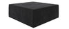 Pouf The Flower de Novogratz en microfibre - noir