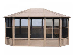 Gazebo Penguin Florence - Solarium 12x15 Toit d'acier