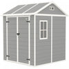 Outsunny Remise De Rangement Exterieure, Remise En Resine Avec Sol, Fenetre