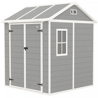Outsunny Remise De Rangement Exterieure, Remise En Resine Avec Sol, Fenetre