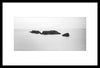 Photographie encadrée noire d’Îles rocheuses - 30 po x 20 po