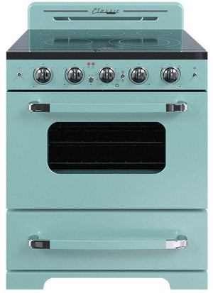 Cuisinière électrique  Classic Rétro par Unique de 30 po à convection - UGP-30CR EC T