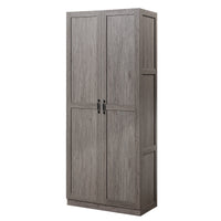 Armoire de rangement moderne Hopkins de Manhattan Comfort - grise