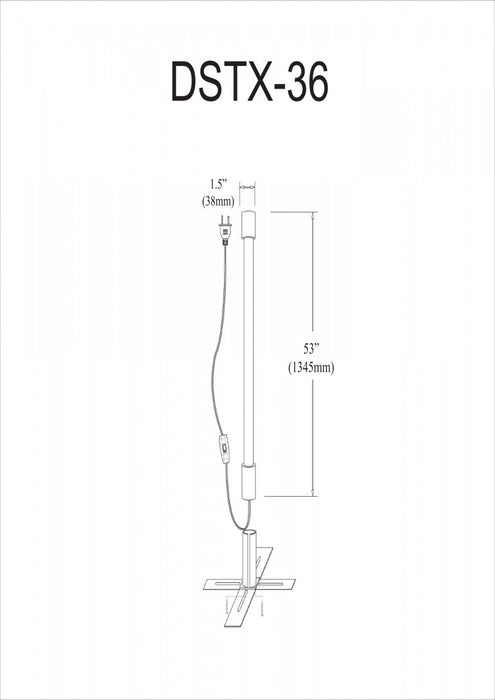 Bâton lumineux fluorescent Diagnostic de Dainolite blanc de 36 W pour l’intérieur