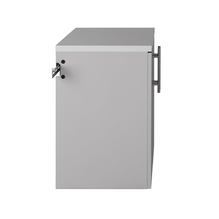 Armoire de plancher HangUps avec rangement - gris clair