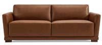 Sofa Oslo en cuir de Hydeline - muscade