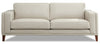 Sofa Lyon de Hydeline en cuir - vanille