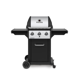 Gril à gaz propane MonarchMC 320 en acier inoxydable et noir de Broil King - 834254