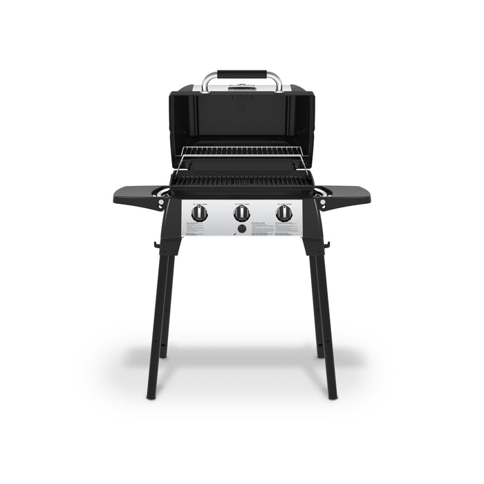 Gril à gaz propane Porta-ChefMC 320 en acier inoxydable et noir de Broil King - 952654