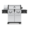 Gril à gaz propane RegalMC S 590 PRO IR de Broil King avec brûleur latéral à infrarouge et brûleur arrière de rôtisserie - 958944