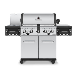 Gril à gaz propane RegalMC S 590 PRO IR de Broil King avec brûleur latéral à infrarouge et brûleur arrière de rôtisserie - 958944