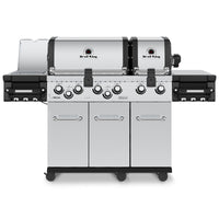 Gril à gaz propane RegalMC S 690 PRO IR de Broil King avec brûleur latéral à infrarouge et brûleur arrière de rôtisserie - 957944