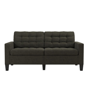 Sofa Emily de DHP en tissu pour petit espace - gris