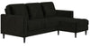 Sofa sectionnel réversible Strummer de Cosmoliving By Cosmopolitan en velours - noir