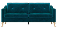 Sofa Tess de Mr. Kate en velours - vert