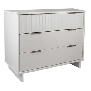 Commode moderne Granville de Manhattan Comfort de 38,18 po avec 3 tiroirs - blanche