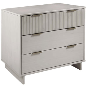 Commode moderne Granville de Manhattan Comfort de 38,18 po avec 3 tiroirs - gris clair