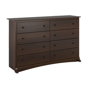 Commode Fremont à 8 tiroirs - espresso