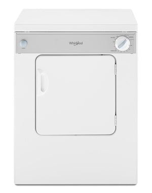 Sécheuse électrique Whirlpool de 3,4 pi³ - blanche - superposable - LDR3822PQ