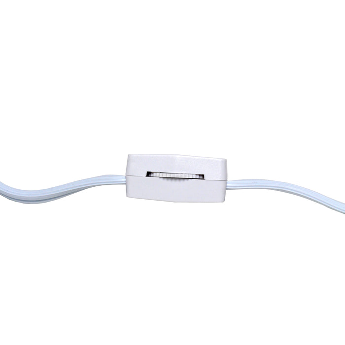 Lampe de table Pinnacle de Simple Designs en béton - blanche