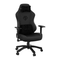 Fauteuil de jeu ergonomique Phantom 3 de Anda Seat en cuir véritable - noir