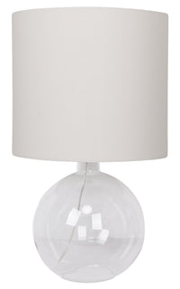 Lampe de table Cece de Kort & Co. moderne de 25 po avec balle en verre