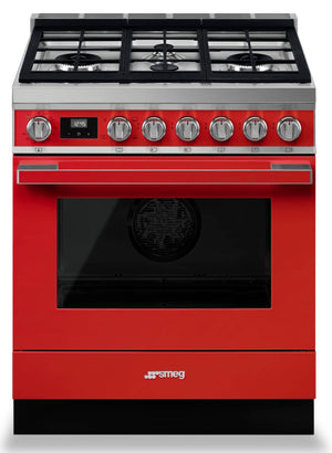 Cuisinière à gaz Smeg Portofino de 3,6 pi3 - CPF30UGGR