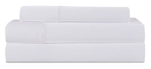 Ensemble de draps Dri-TecMD Bedgear 3 pièces pour lit simple - blanc