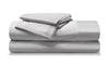 Ensemble de draps Dri-TecMD BEDGEARMD 5 pièces divisés pour grand lit - gris clair