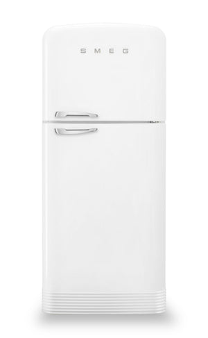 Réfrigérateur Smeg rétro de 19,28 pi3 à congélateur supérieur - FAB50URWH3