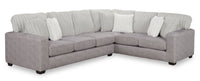  Sofa sectionnel de droite Koda 2 pièces en chenille - paloma luxueux