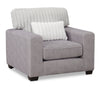 Fauteuil Koda en chenille - paloma luxueux